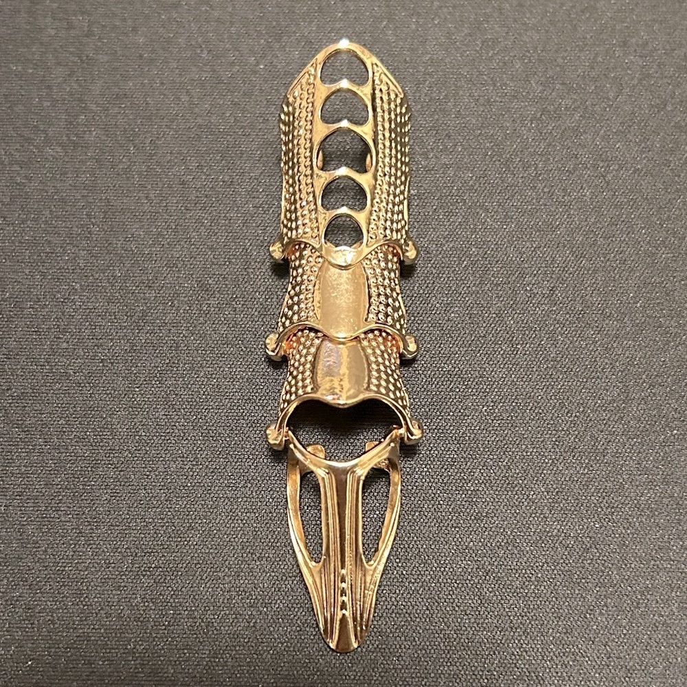 NEW // Gold Joint Rings 3 Pcs - Picture 3 of 9